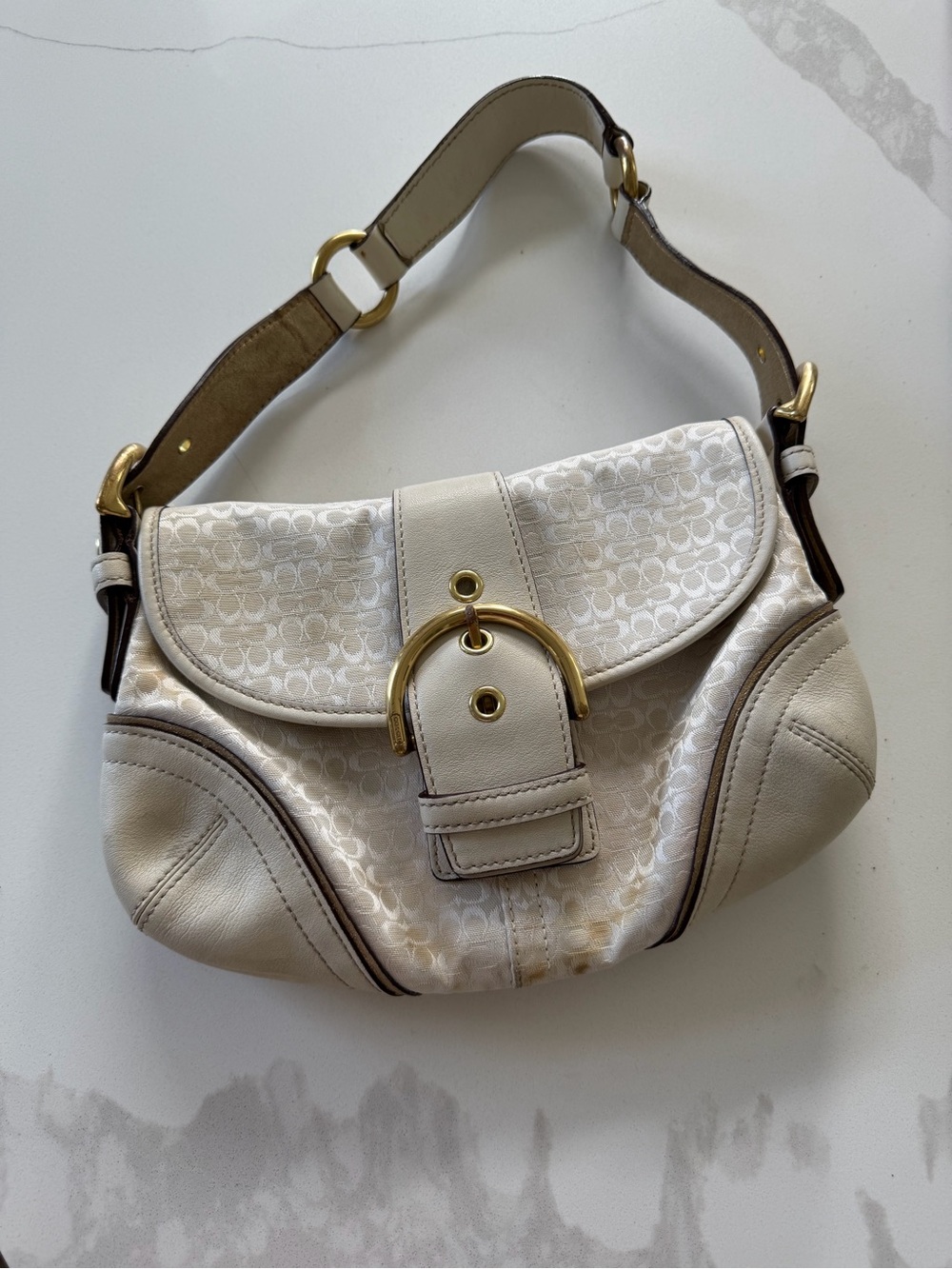 vintage Coach Soho small flap shoulder bag